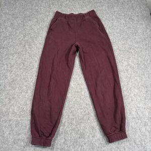 Lululemon Relaxed High Rise Jogger in Cassis Women's Scuba Pants Gym Yoga Size 4